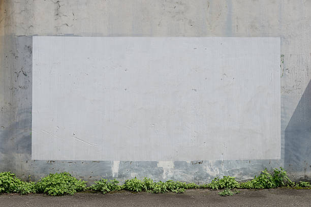 istock Large blank billboard on a street wall 617600362