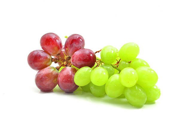 istock Bunch of red and green grapes 617602790