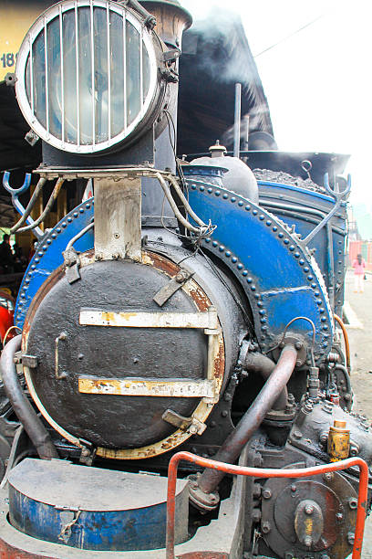 istock Darjeeling toy steam train, India. 617604344