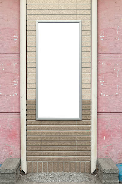 istock Large blank billboard on a street wall 617606384