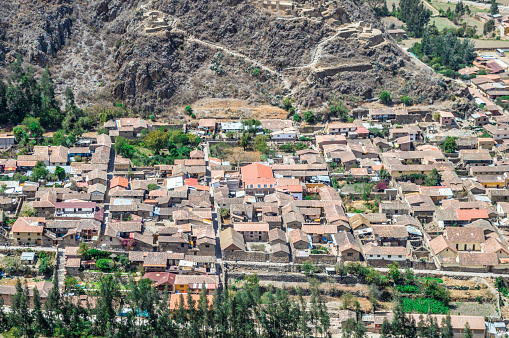Ollantaytambo Village in the Inca Sacred Valley.