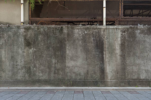 istock Large blank billboard on a street wall, 617607158