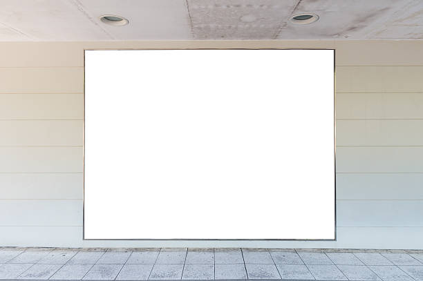 istock Large blank billboard on a street wall 617607264