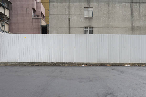 istock Large blank billboard on a street wall, 617607366