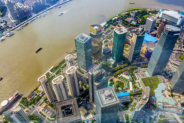 istock Pudong Bund Huangpu River Shanghai China 617607930