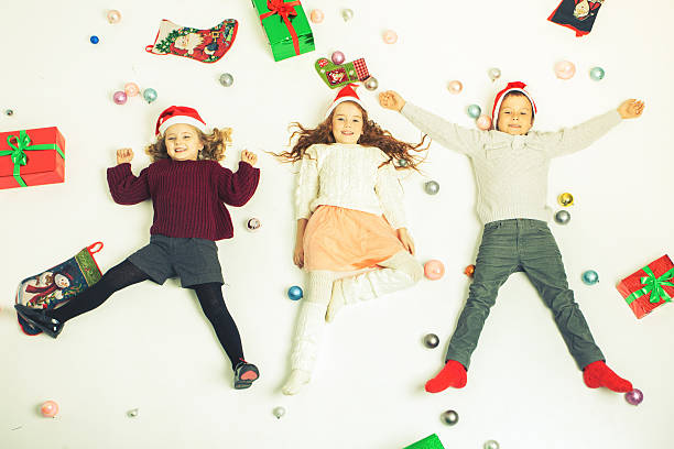 istock Merry Christmas 2016 Black Friday Cute little kids 617608908