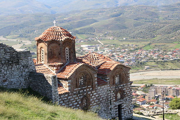 istock Old Albanian church 617736252