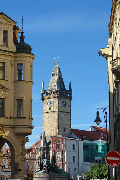 istock Tower of the astronomical clock of Prague 617736792