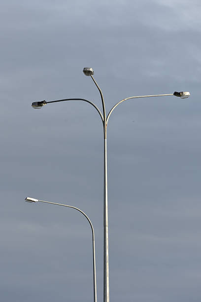 istock Metal street lights 617737382