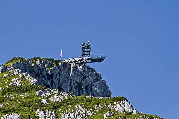 Alpspix - much-visited observation deck on the Osterfelderkopf near Garmisch