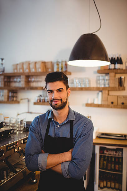 istock Young man with arms crossed 617738668