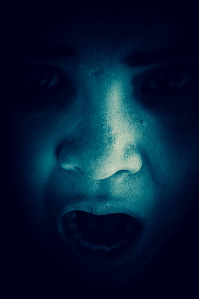 istock Ghost women in the dark 617739008