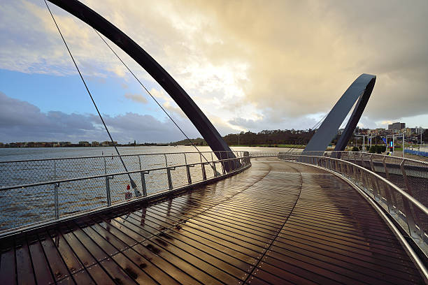 istock Elizabeth Quay Bridge in Perth, Western Australia 617741392