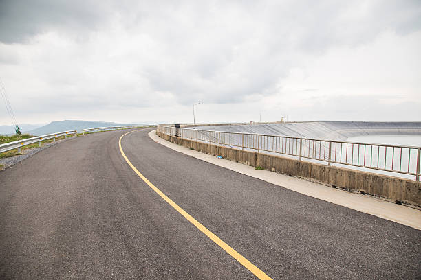 istock The road of dam. 617742930