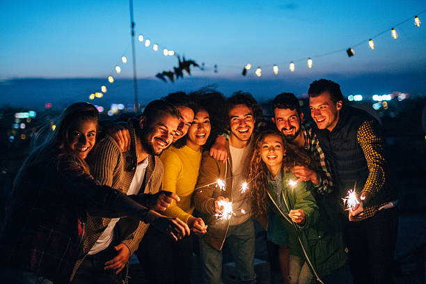 istock Celebratng on the roof 617745284