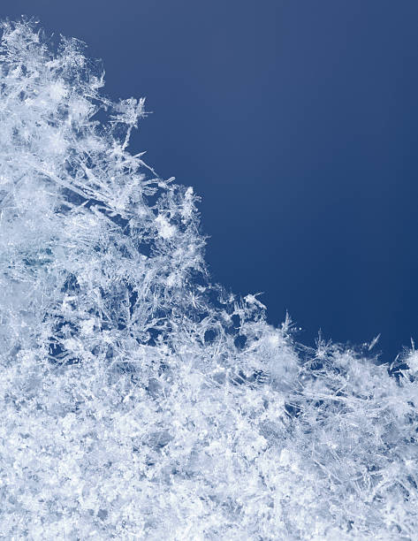 istock Snow flakes in snowbank 617748324