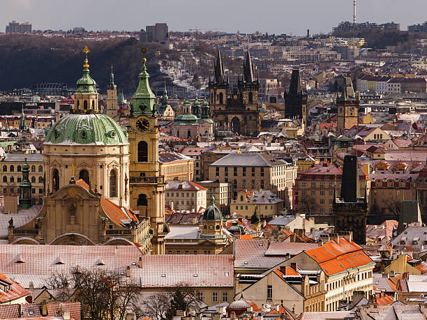 istock Amazing St. Nicolas church. Prague, Czech republic. 617748406