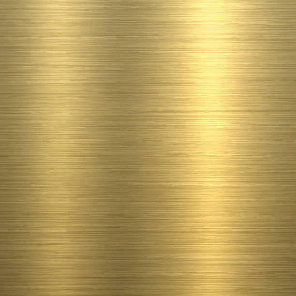 złote tło - tekstura metalu - gold metal textured brass stock illustrations