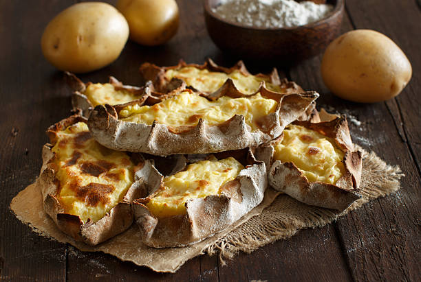 istock Traditional karelian pasties with potatoes 617756568