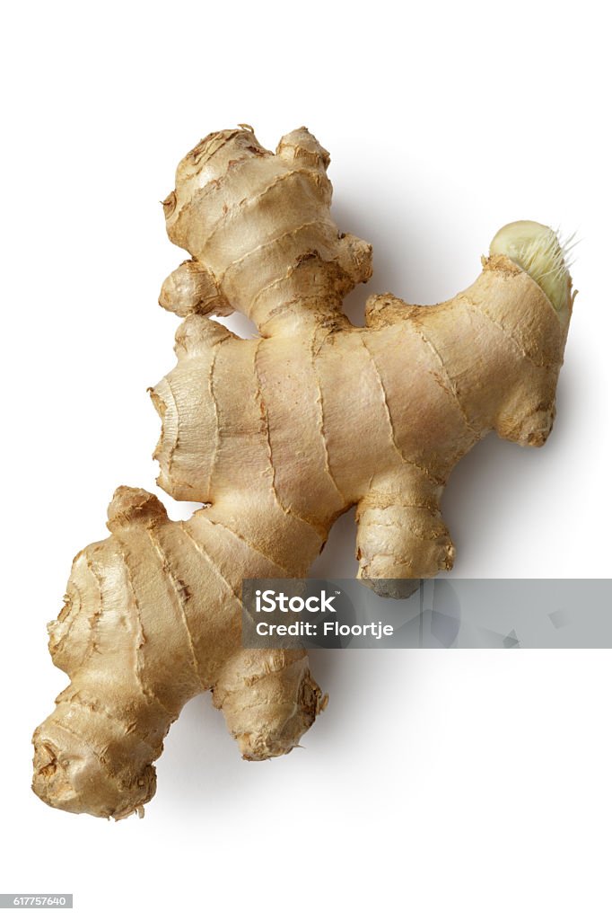 Vegetables: Ginger Isolated on White Background http://www.stefstef.nl/banners2/asianingredient.jpg Ginger - Spice Stock Photo