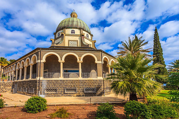istock Small church Mount Beatitudes 617760998