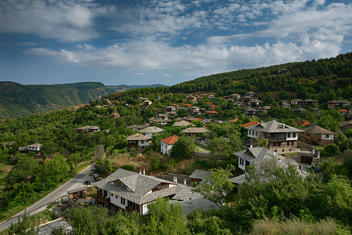 Summer time along the streets of Leshten village, Bulgaria