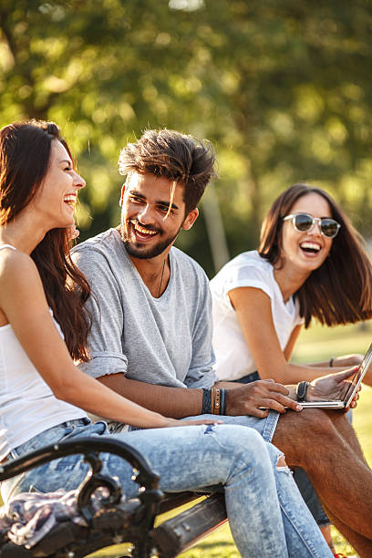 istock Young people at the park. 617765056