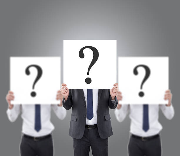 istock Business person with question mark 617769620