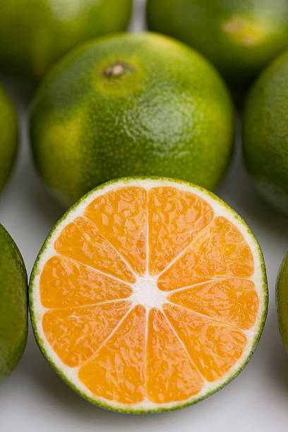 istock Cross section of mandarin orange 617776724