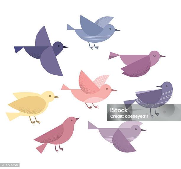 飛ぶ鳥 - 鳥のベクターアート素材や画像を多数ご用意 - 鳥, 可愛らしい, イラストレーション