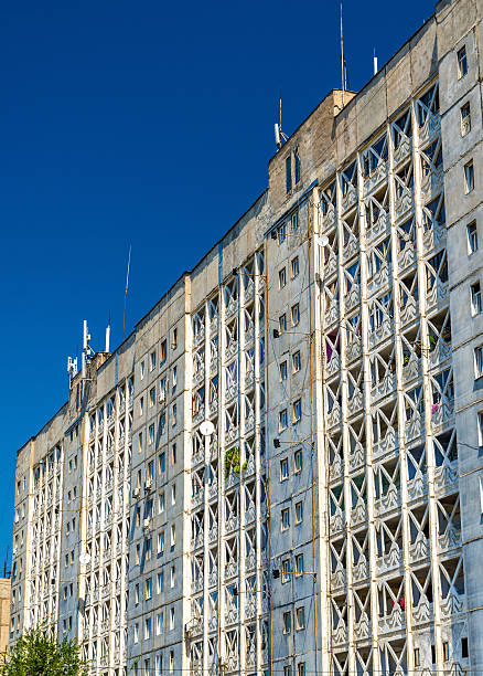 istock View of a Soviet-era apartment building in Bishkek - 617777314