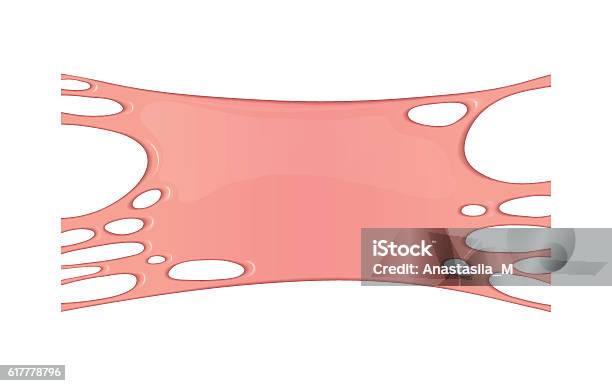 Pink Vector Background With Bubblegum Stock Illustration - Download Image Now - Bubble Gum, Sticky, Stretching