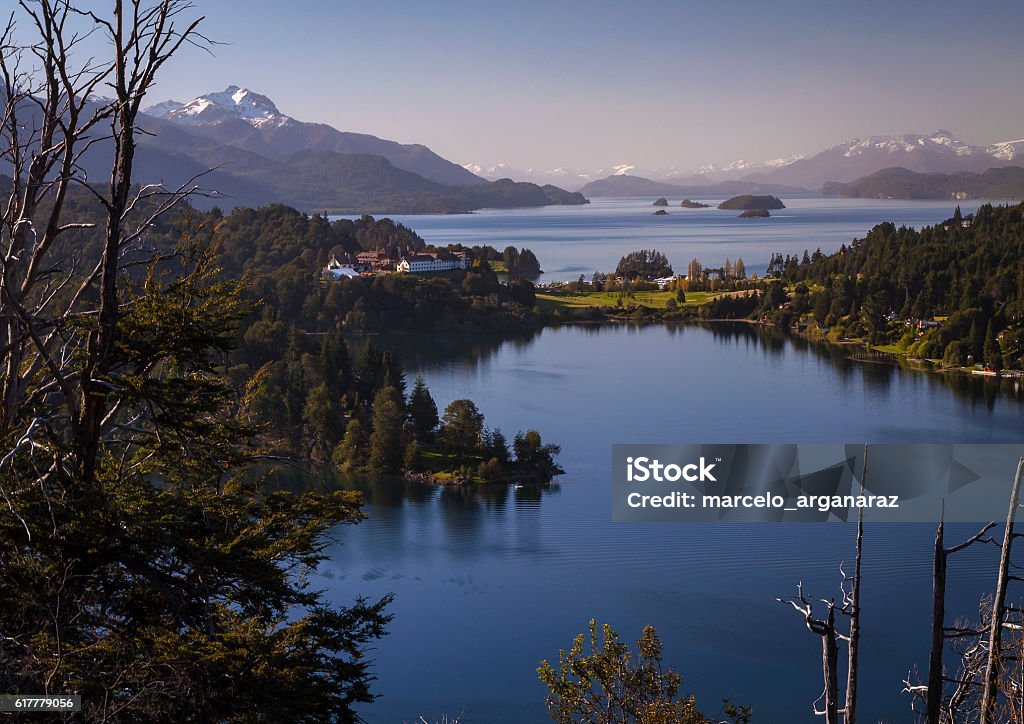 lake Nahuel Huapi lago landscape of Nahuel Huapi Nahuel Huapi National Park Stock Photo