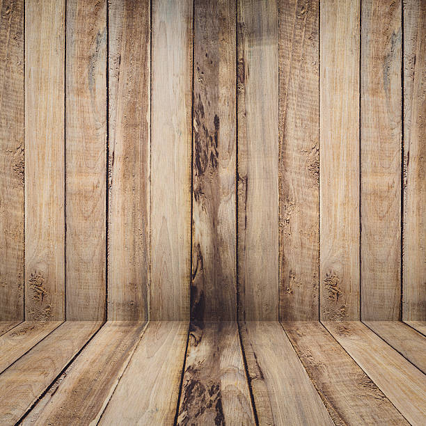 istock old wooden background texture with perspective for product 617863574