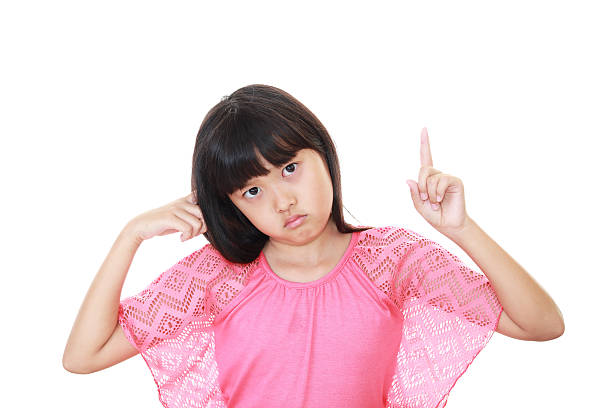 istock Uneasy Asian girl 617864546
