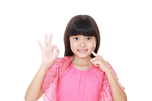 istock Happy Asian girl smile 617865356