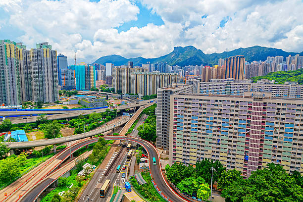 istock Hong Kong public housing apartment block 617867218