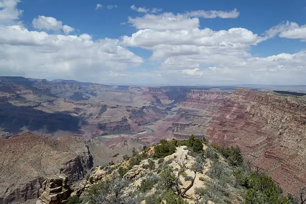 Grand Canyon (AZ, USA) is up to 18 miles wide and 277 miles long