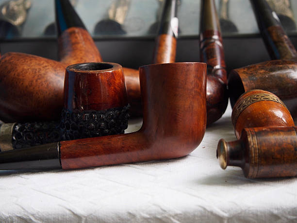 istock Second hand pipes in the market 617871552