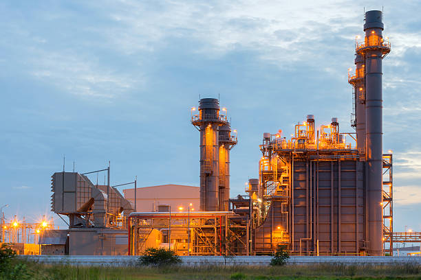 istock Power plant for Petroleum industry 617872424