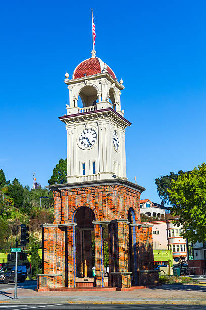 istock Santa Cruz clock tower, California, USA 617873780