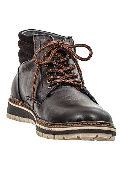 istock Single new of boot, isolated on white background 617874468