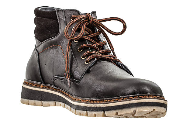istock Single new of boot, isolated on white background 617874698