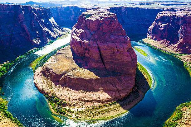 istock Horseshoe bend of the Colorado river 617876718