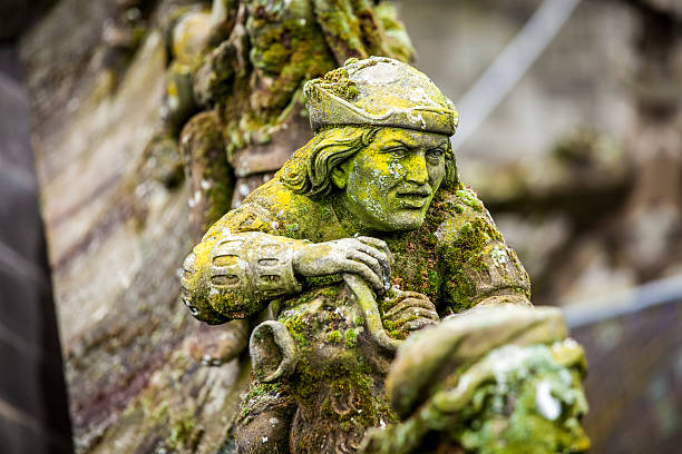 Statues of decorative and fantasy figures - fotografia de stock