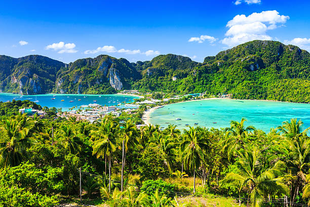 tailandia, phi phi don - phi phi islands fotografías e imágenes de stock