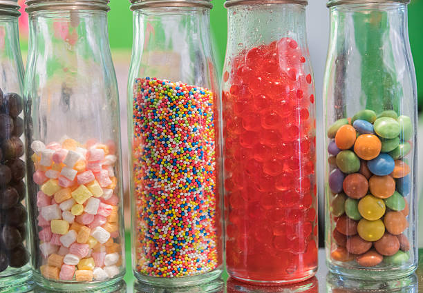 istock horizontal image of little bottles of assorted decorative christ 617880220