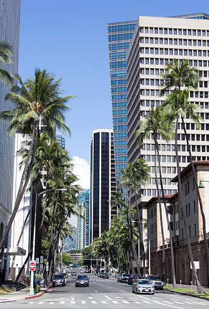 istock Honolulu Downtown Street 617882766