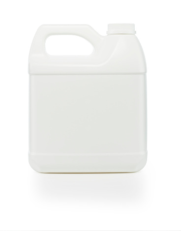 Front view of a one gallon container photographed on a white background with a slight shadow. Clipping path is included.
