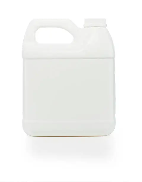 Front view of a one gallon container photographed on a white background with a slight shadow. Clipping path is included.